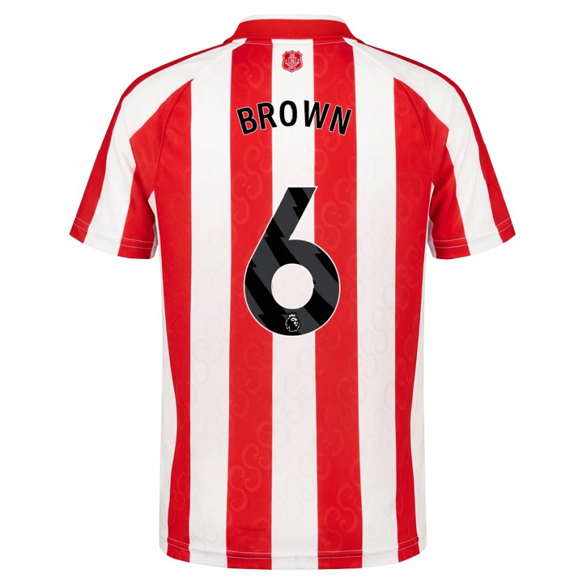 Danxen Homem Camisola Jay Brown #6 Vermelho Branco Preto Principal 2026/27 Camisa