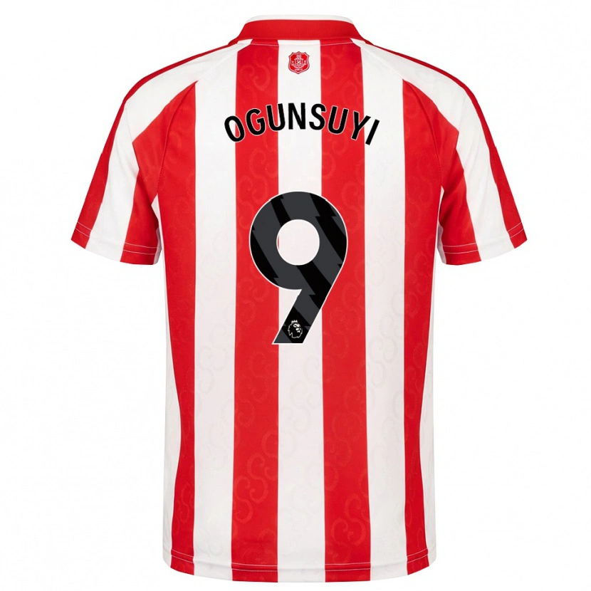 Danxen Homem Camisola Trey Samuel-Ogunsuyi #9 Vermelho Branco Preto Principal 2026/27 Camisa