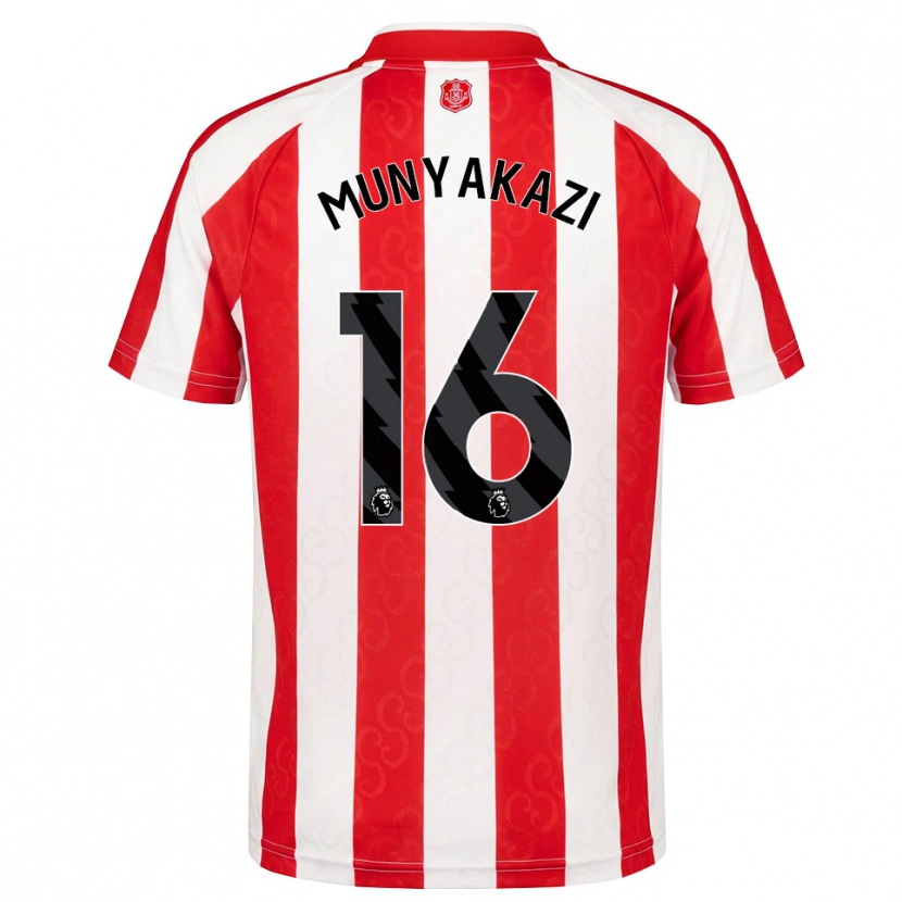 Danxen Homem Camisola Kay Munyakazi #16 Vermelho Branco Preto Principal 2026/27 Camisa
