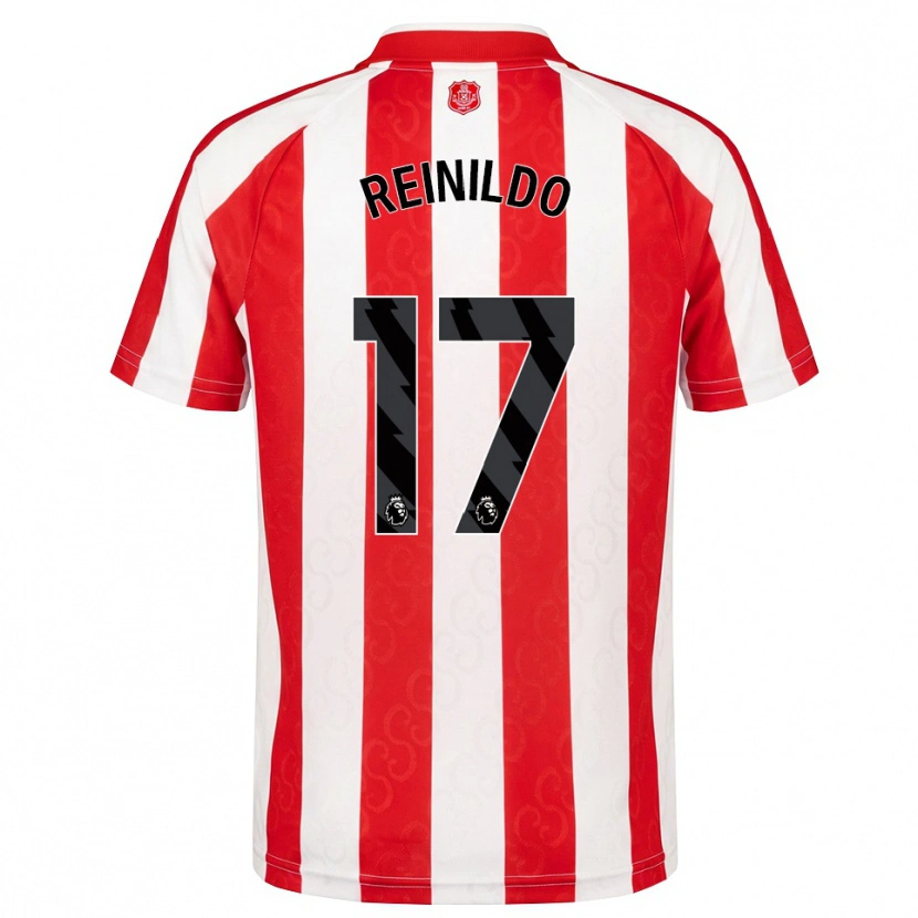 Danxen Homem Camisola Reinildo Mandava #17 Vermelho Branco Preto Principal 2026/27 Camisa