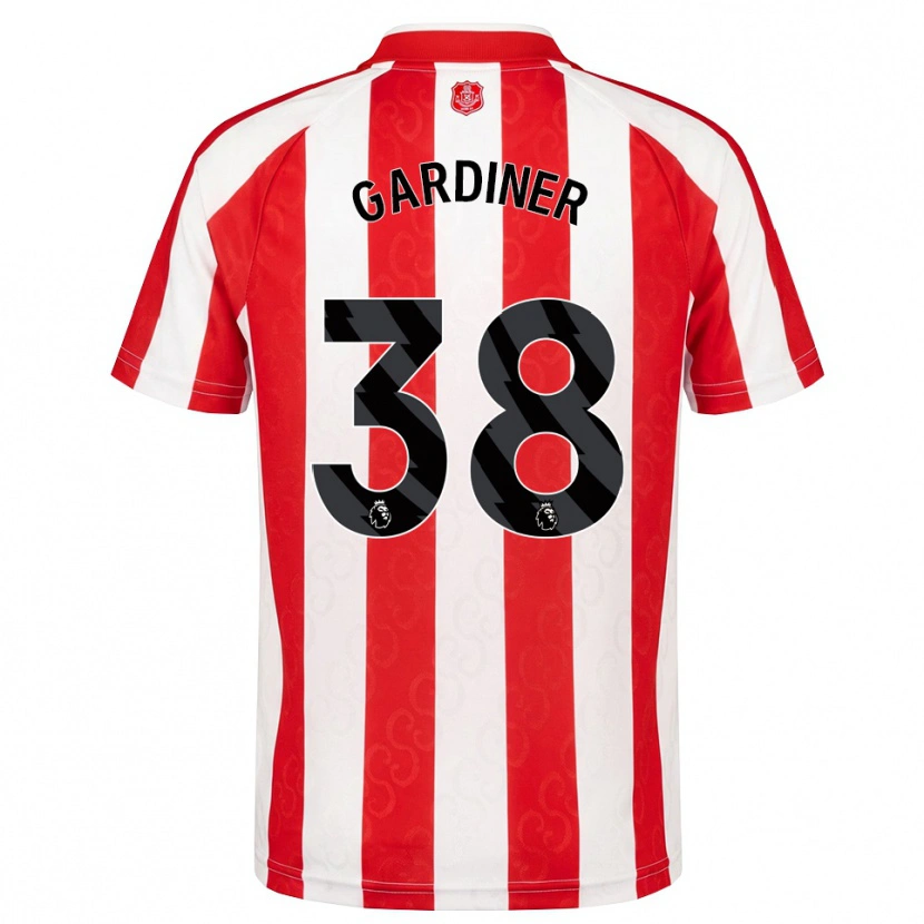 Danxen Homem Camisola Harry Gardiner #38 Vermelho Branco Preto Principal 2026/27 Camisa