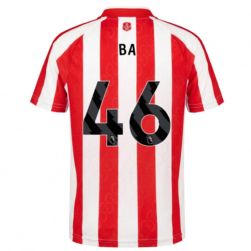 Danxen Homem Camisola Abdoullah Ba #46 Vermelho Branco Preto Principal 2026/27 Camisa