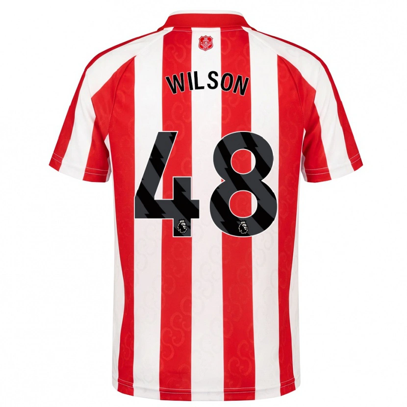 Danxen Homem Camisola Callum Wilson #48 Vermelho Branco Preto Principal 2026/27 Camisa