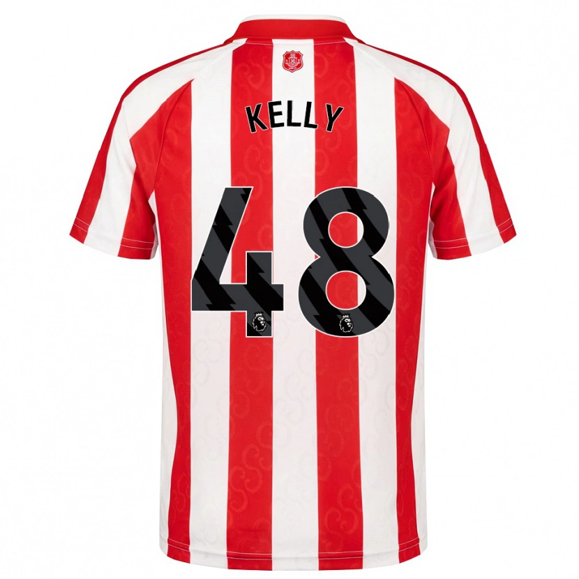 Danxen Homem Camisola Caden Kelly #48 Vermelho Branco Preto Principal 2026/27 Camisa