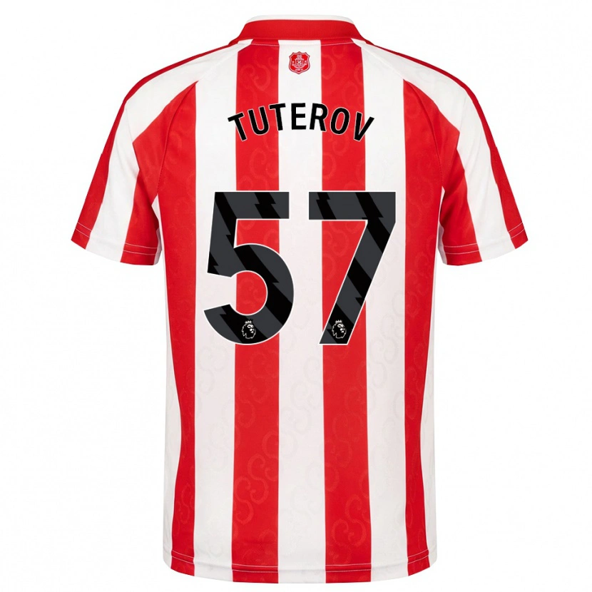 Danxen Homem Camisola Timur Tuterov #57 Vermelho Branco Preto Principal 2026/27 Camisa