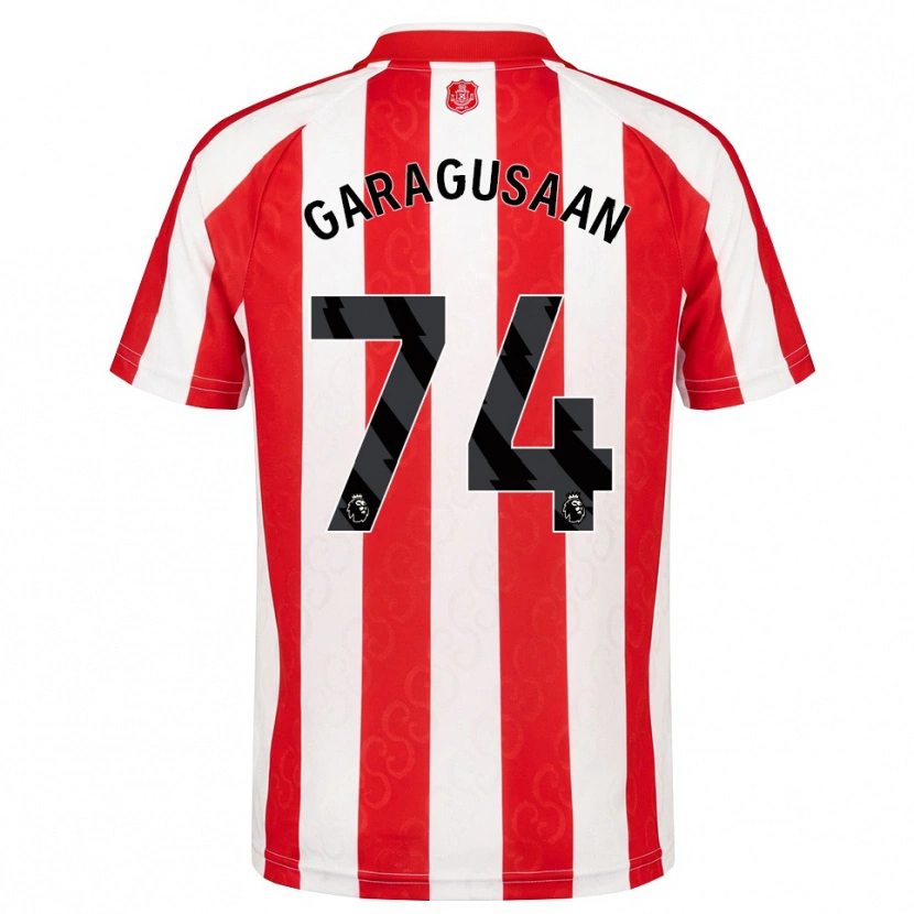 Danxen Homem Camisola Finn Geragusyan #74 Vermelho Branco Preto Principal 2026/27 Camisa
