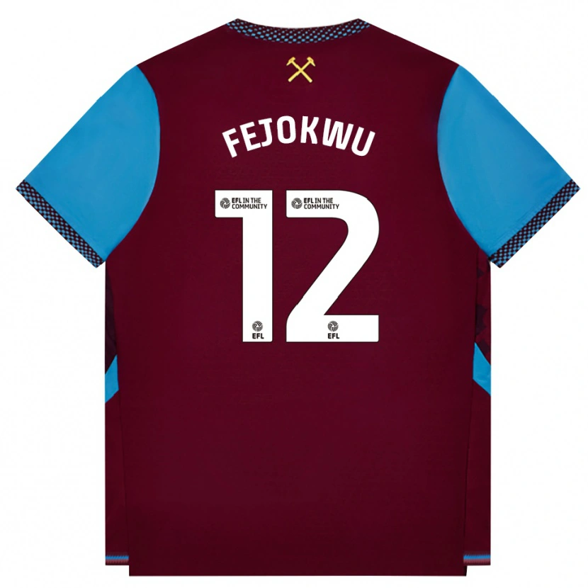 Danxen Homem Camisola Emmanuel Fejokwu #12 Borgonha Cornflowerblue Principal 2026/27 Camisa
