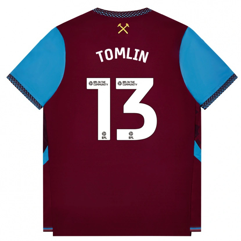 Danxen Homem Camisola Jack Tomlin #13 Borgonha Cornflowerblue Principal 2026/27 Camisa
