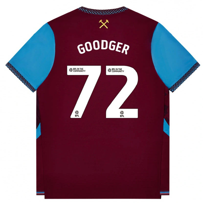 Danxen Homem Camisola Tommy Goodger #72 Borgonha Cornflowerblue Principal 2026/27 Camisa