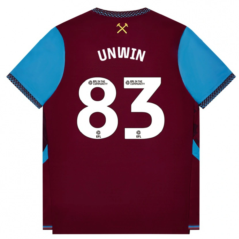 Danxen Homem Camisola Jonathan Unwin #83 Borgonha Cornflowerblue Principal 2026/27 Camisa