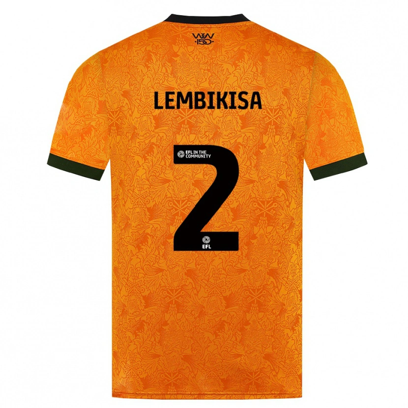 Danxen Homem Camisola Dexter Lembikisa #2 Laranja Preto Principal 2026/27 Camisa