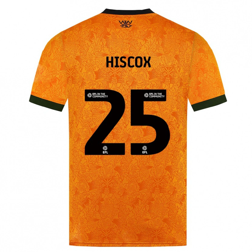 Danxen Homem Camisola Amelia Hiscox #25 Laranja Preto Principal 2026/27 Camisa