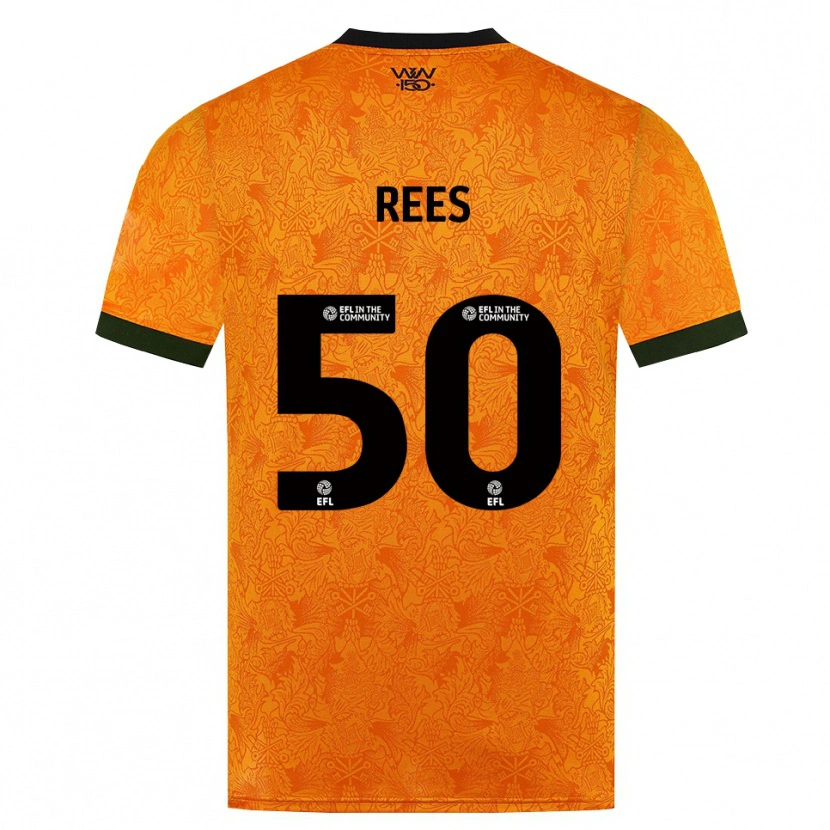 Danxen Homem Camisola Mason Rees #50 Laranja Preto Principal 2026/27 Camisa