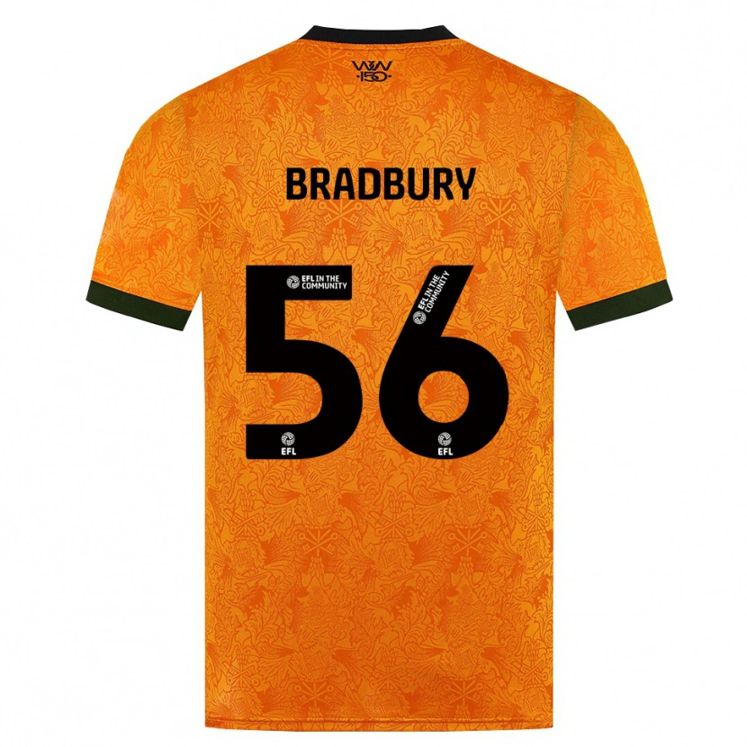 Danxen Homem Camisola Makenzie Bradbury #56 Laranja Preto Principal 2026/27 Camisa