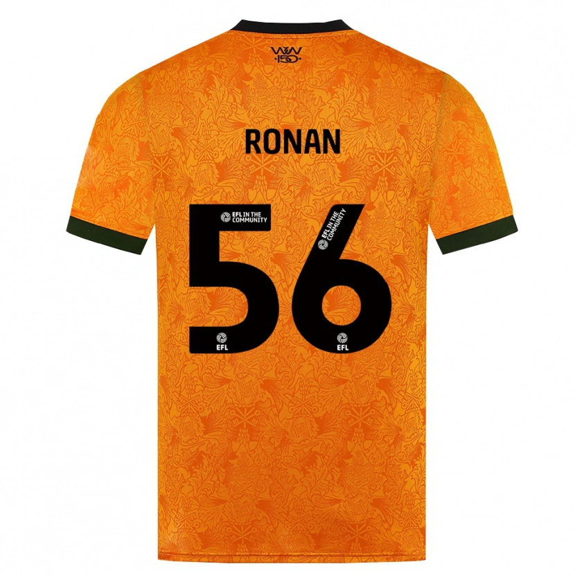 Danxen Homem Camisola Connor Ronan #56 Laranja Preto Principal 2026/27 Camisa