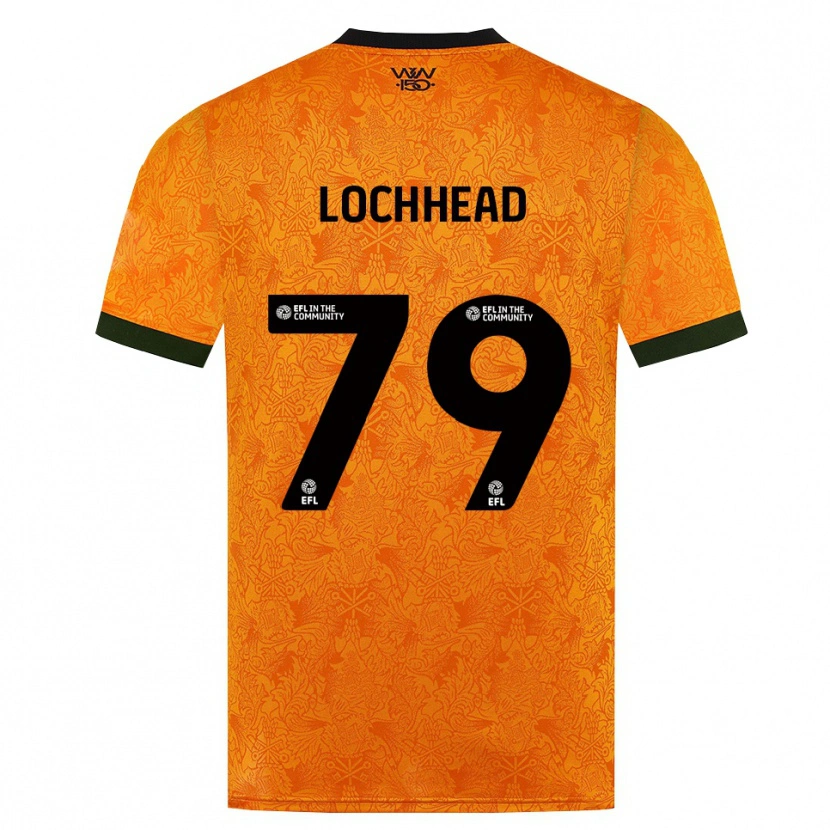 Danxen Homem Camisola Sebastian Lochhead #79 Laranja Preto Principal 2026/27 Camisa