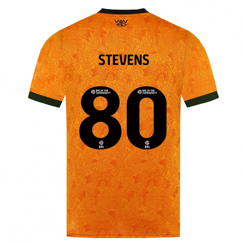 Danxen Homem Camisola Mason Stevens #80 Laranja Preto Principal 2026/27 Camisa
