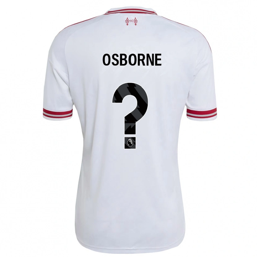 Danxen Homem Camisola Niall Osborne #0 Vermelho Branco Alternativa 2026/27 Camisa