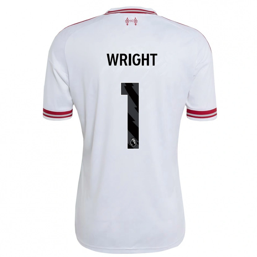 Danxen Homem Camisola Matty Wright #1 Vermelho Branco Alternativa 2026/27 Camisa