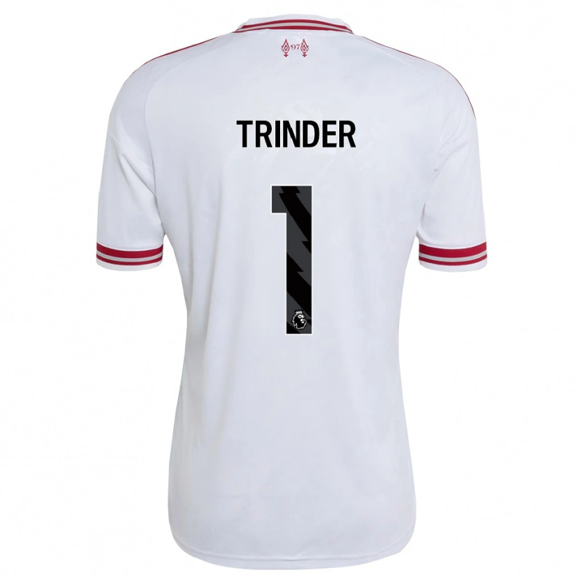 Danxen Homem Camisola Zach Trinder #1 Vermelho Branco Alternativa 2026/27 Camisa
