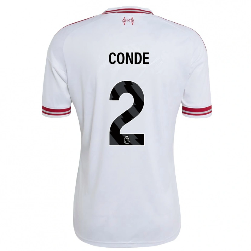 Danxen Homem Camisola Lenix Conde #2 Vermelho Branco Alternativa 2026/27 Camisa