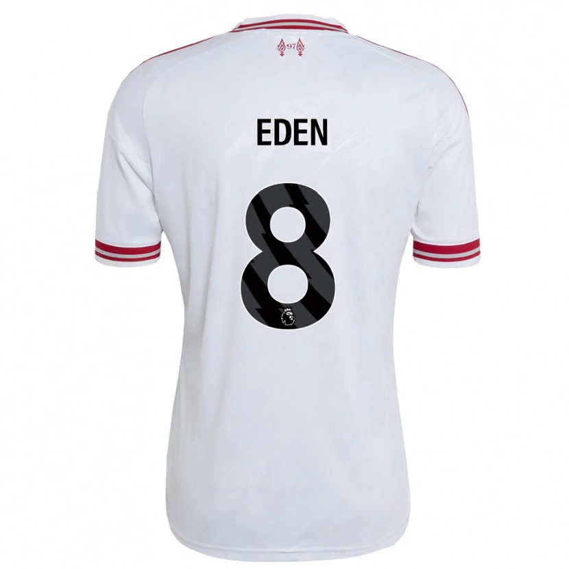 Danxen Homem Camisola Luca Eden #8 Vermelho Branco Alternativa 2026/27 Camisa
