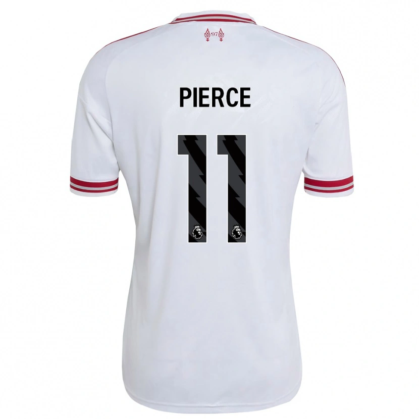 Danxen Homem Camisola Alfie Pierce #11 Vermelho Branco Alternativa 2026/27 Camisa