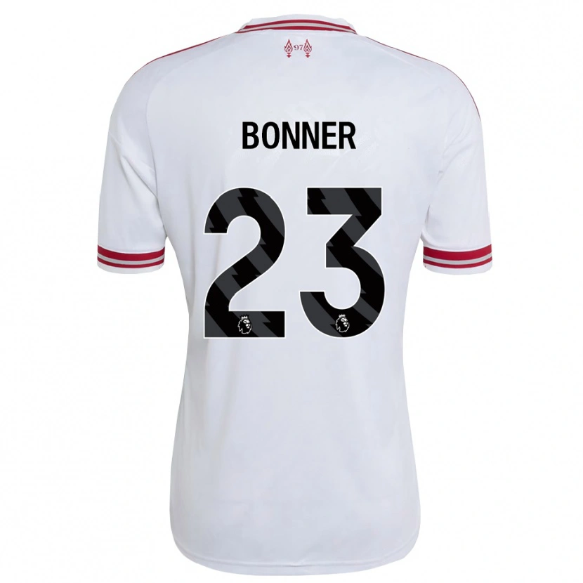 Danxen Homem Camisola Gemma Bonner #23 Vermelho Branco Alternativa 2026/27 Camisa