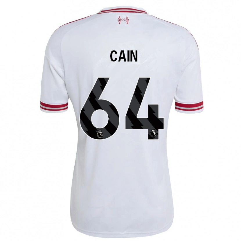 Danxen Homem Camisola Jake Cain #64 Vermelho Branco Alternativa 2026/27 Camisa