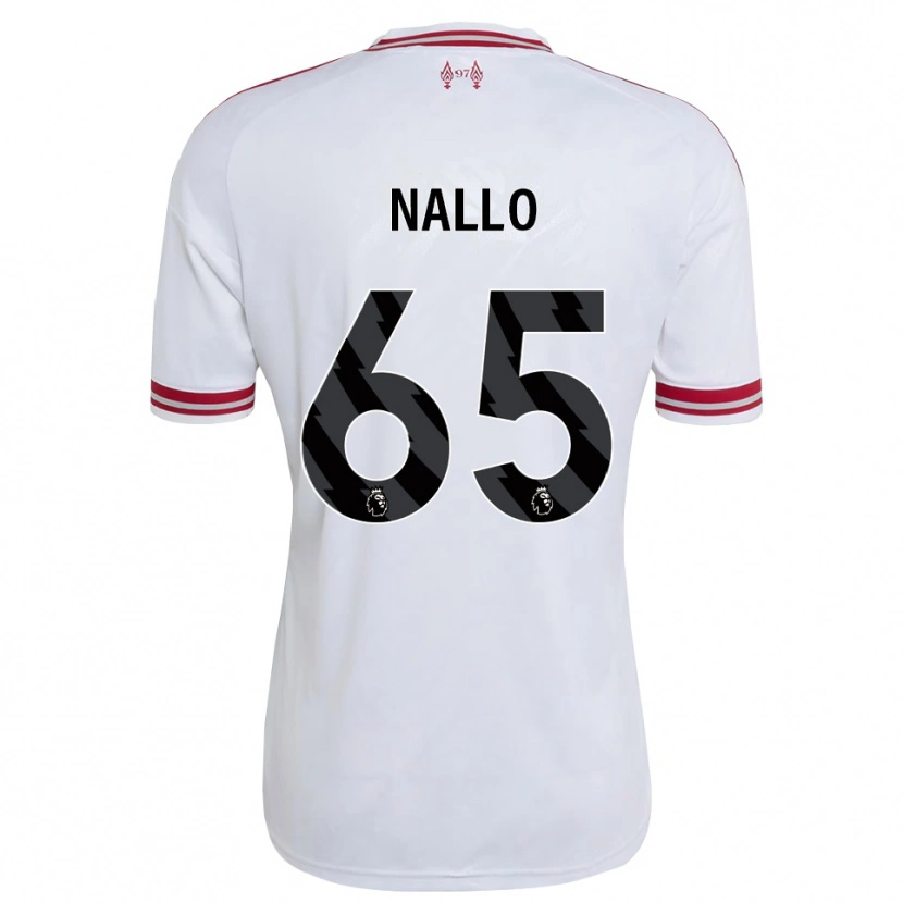 Danxen Homem Camisola Amara Nallo #65 Vermelho Branco Alternativa 2026/27 Camisa
