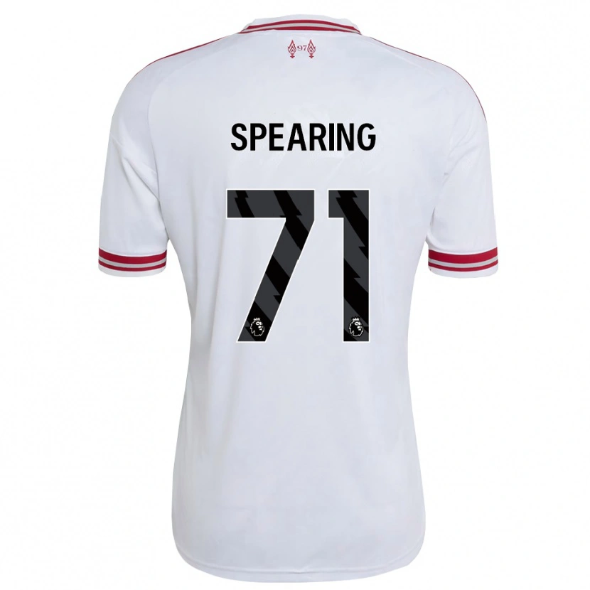 Danxen Homem Camisola Jay Spearing #71 Vermelho Branco Alternativa 2026/27 Camisa