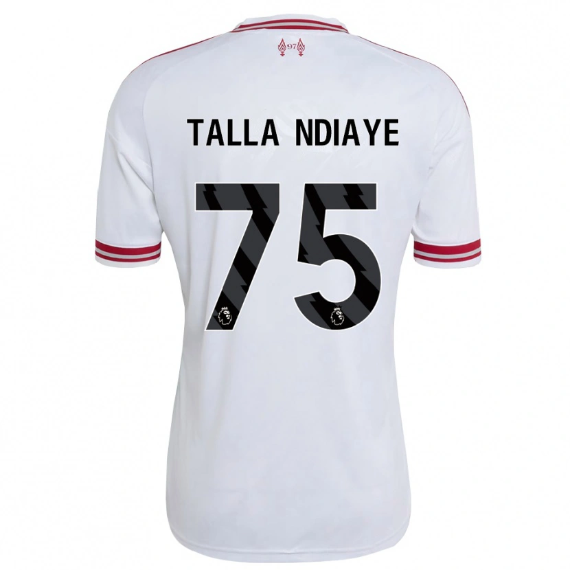 Danxen Homem Camisola Mor Talla Ndiaye #75 Vermelho Branco Alternativa 2026/27 Camisa