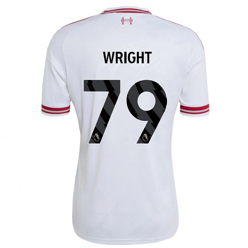 Danxen Homem Camisola Will Wright #79 Vermelho Branco Alternativa 2026/27 Camisa