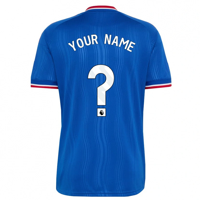 Danxen Homem Camisola Seu Nome #0 Azul Branco Vermelho Alternativa 2026/27 Camisa