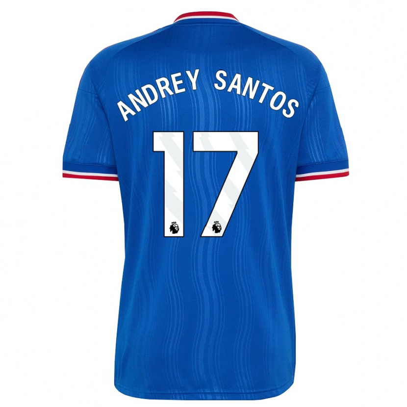 Danxen Homem Camisola Andrey Santos #17 Azul Branco Vermelho Alternativa 2026/27 Camisa