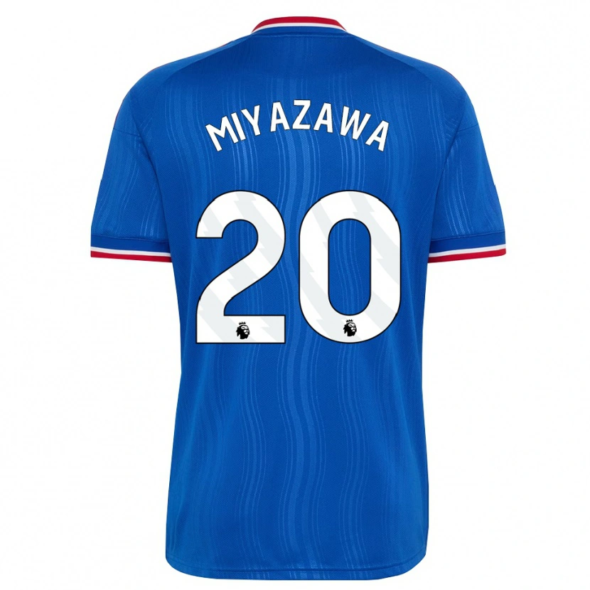 Danxen Homem Camisola Hinata Miyazawa #20 Azul Branco Vermelho Alternativa 2026/27 Camisa