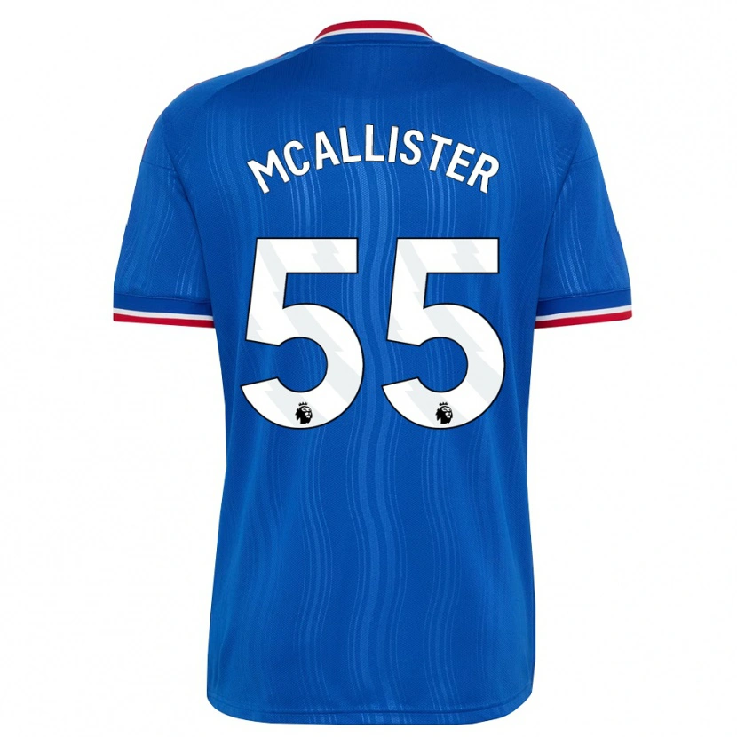 Danxen Homem Camisola Finley Mcallister #55 Azul Branco Vermelho Alternativa 2026/27 Camisa