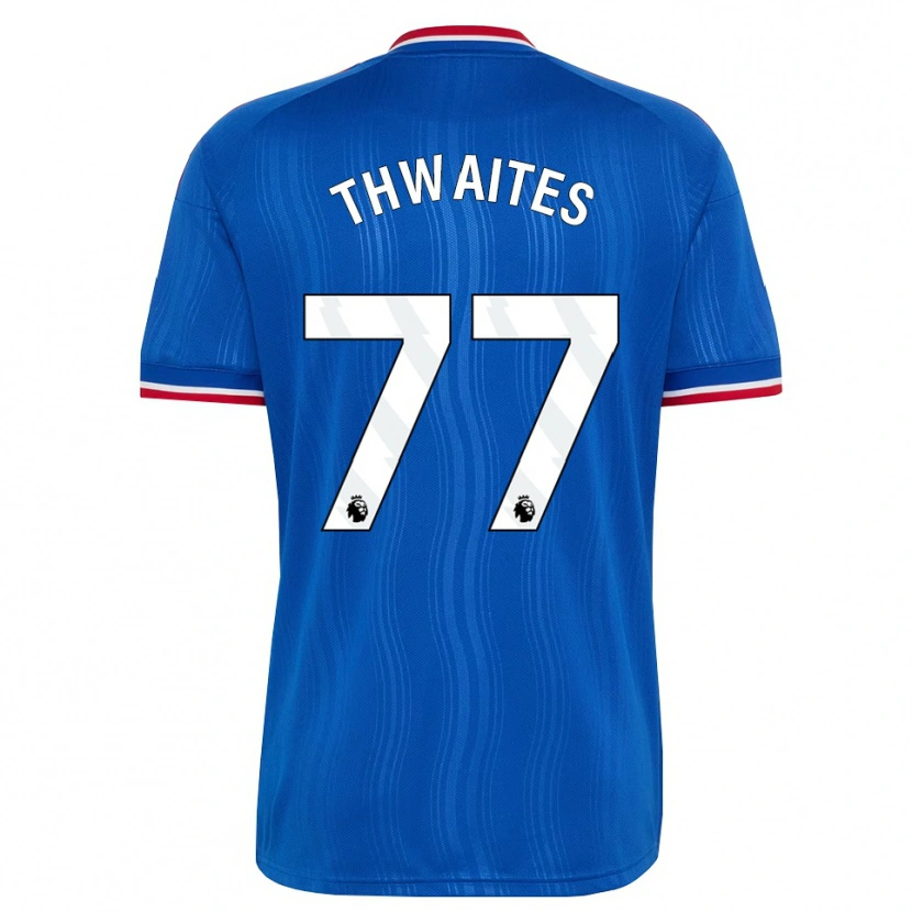 Danxen Homem Camisola Jim Thwaites #77 Azul Branco Vermelho Alternativa 2026/27 Camisa