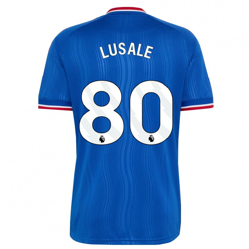 Danxen Homem Camisola Samuel Lusale #80 Azul Branco Vermelho Alternativa 2026/27 Camisa