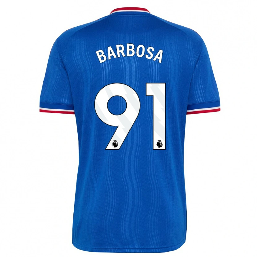 Danxen Homem Camisola Neithan Barbosa #91 Azul Branco Vermelho Alternativa 2026/27 Camisa