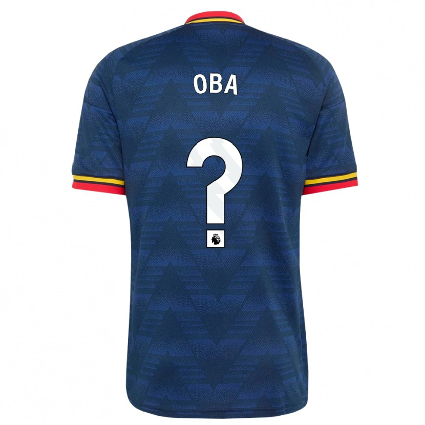 Danxen Homem Camisola Jayden Oba #0 Midnightblue Amarelo Vermelho Alternativa 2026/27 Camisa