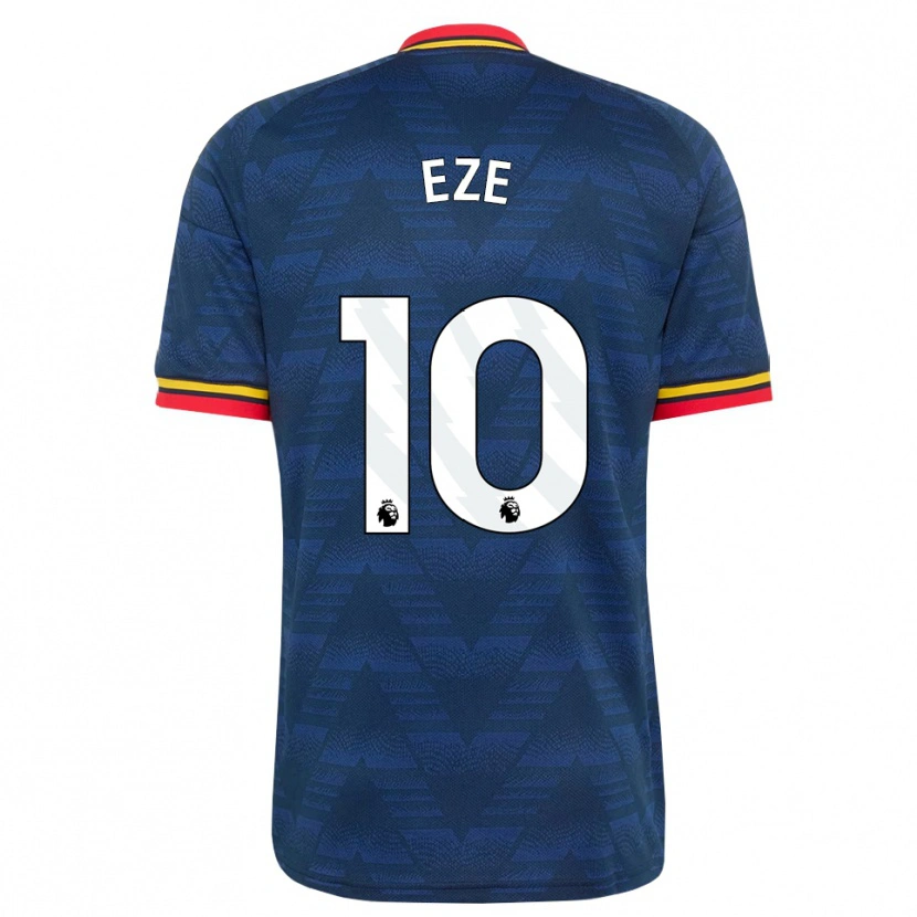 Danxen Homem Camisola Eberechi Eze #10 Midnightblue Amarelo Vermelho Alternativa 2026/27 Camisa
