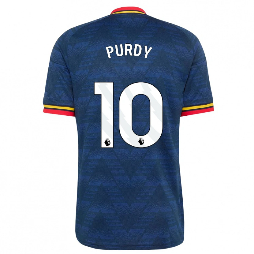 Danxen Homem Camisola Charlie Purdy #10 Midnightblue Amarelo Vermelho Alternativa 2026/27 Camisa
