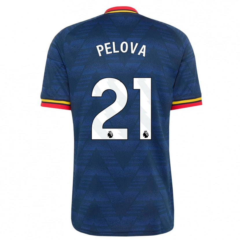 Danxen Homem Camisola Victoria Pelova #21 Midnightblue Amarelo Vermelho Alternativa 2026/27 Camisa