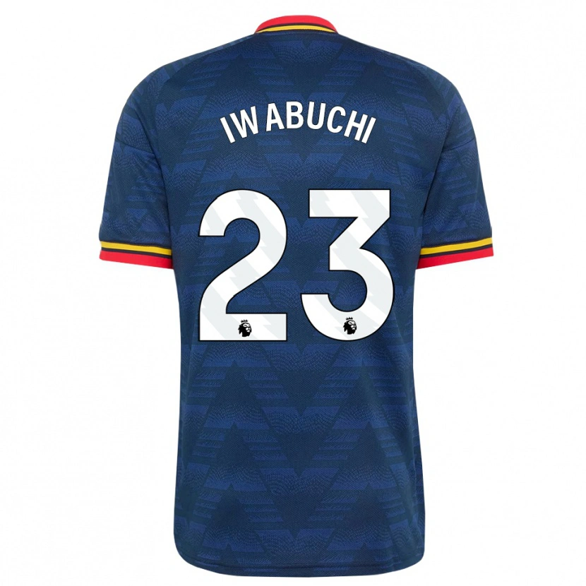Danxen Homem Camisola Mana Iwabuchi #23 Midnightblue Amarelo Vermelho Alternativa 2026/27 Camisa