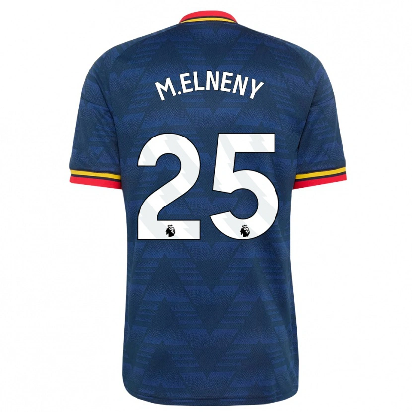 Danxen Homem Camisola Mohamed Elneny #25 Midnightblue Amarelo Vermelho Alternativa 2026/27 Camisa