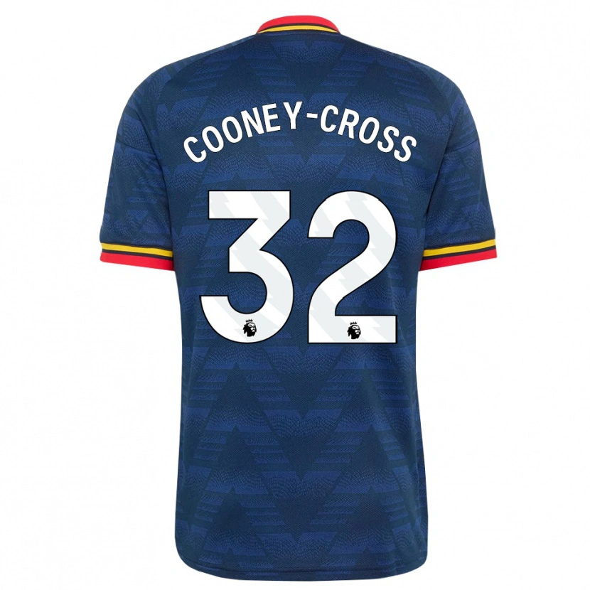 Danxen Homem Camisola Kyra Cooney-Cross #32 Midnightblue Amarelo Vermelho Alternativa 2026/27 Camisa