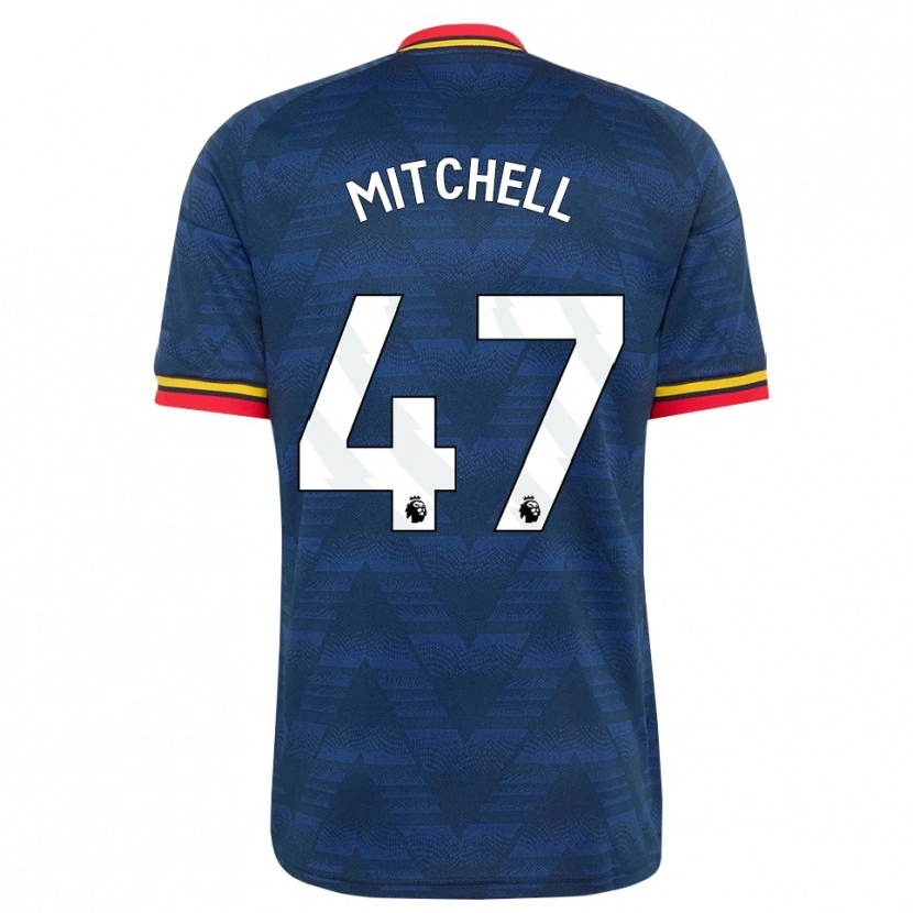 Danxen Homem Camisola Remy Mitchell #47 Midnightblue Amarelo Vermelho Alternativa 2026/27 Camisa