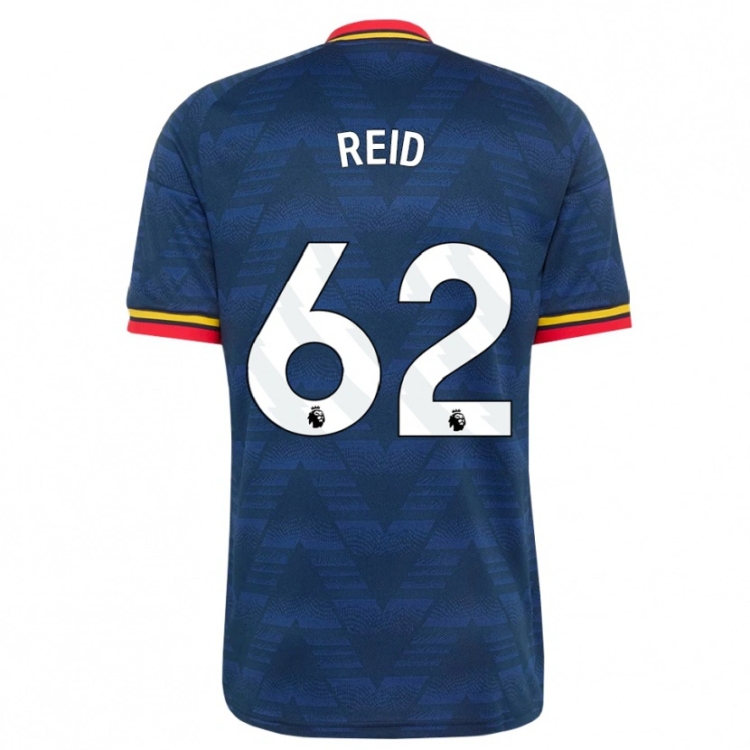Danxen Homem Camisola Katie Reid #62 Midnightblue Amarelo Vermelho Alternativa 2026/27 Camisa