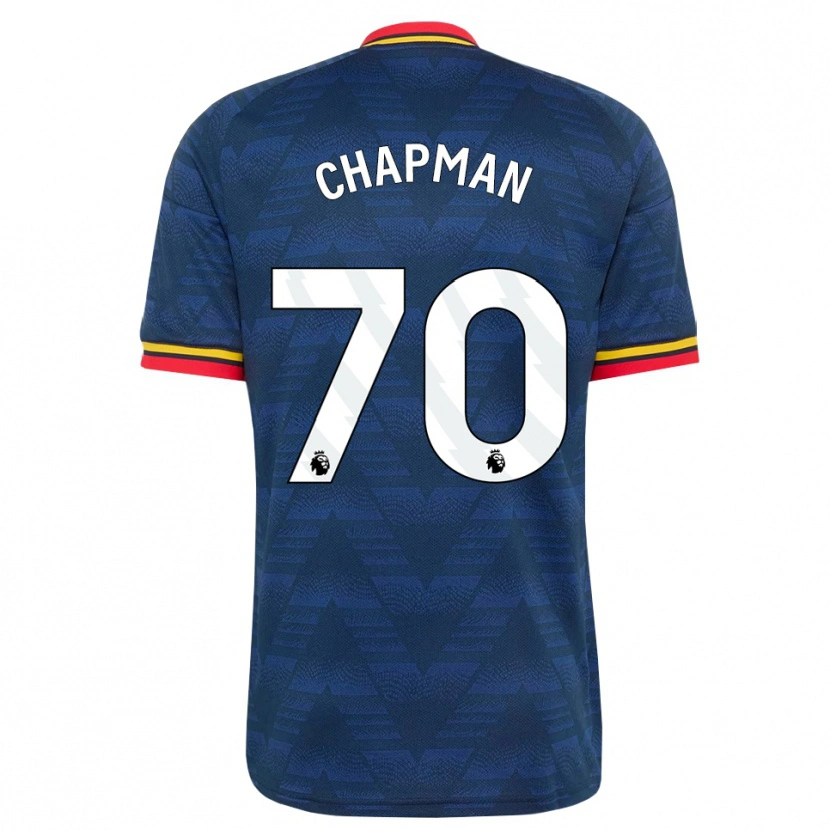Danxen Homem Camisola Samuel Chapman #70 Midnightblue Amarelo Vermelho Alternativa 2026/27 Camisa